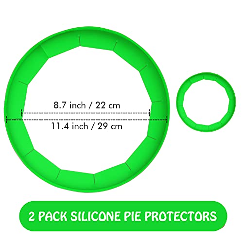 Adjustable Silicone Pie Crust Shields (2 Count)