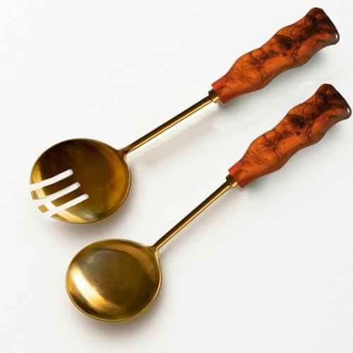 Resin Metal Salad Servers (2 Count)