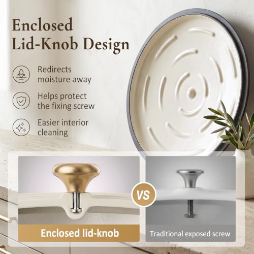 Enameled Cast Iron Dutch Oven