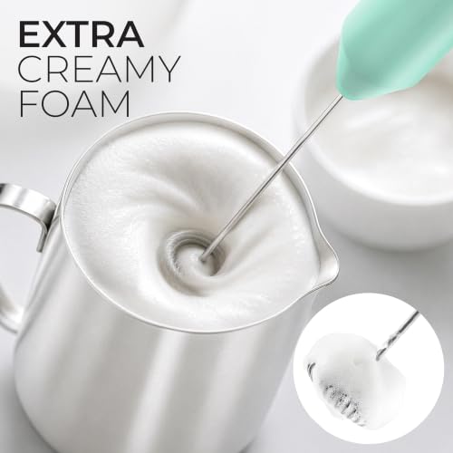 Powerful Milk Frother AA Batteries Included
