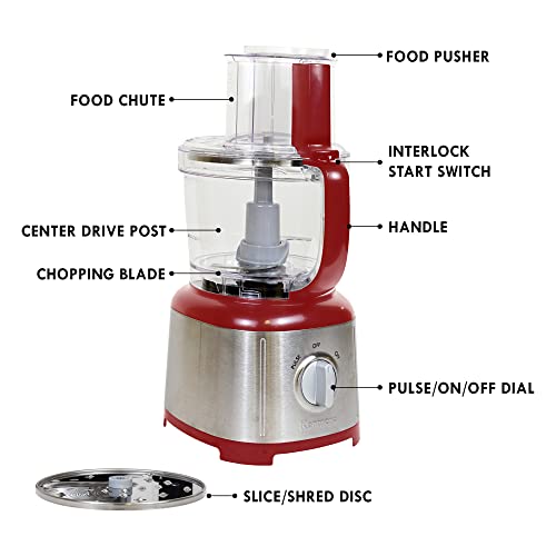 Kenmore 11 Cup Food Processor and Vegetable Chopper with Reversible Slicing