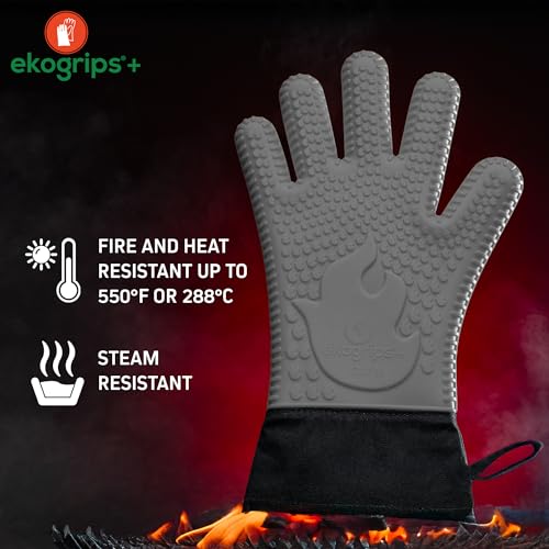 Ekogrips Plus Oven Gloves with Fingers (2 Count)
