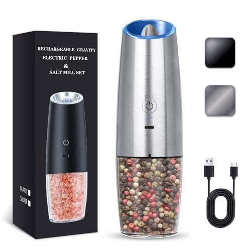 Rechargeable Electric Salt And Pepper Grinder Set