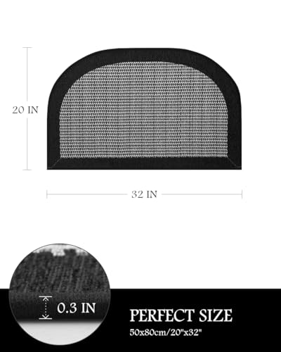 Semicircular Kitchen Mat