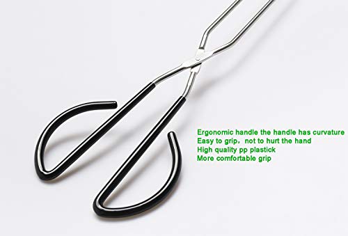 3Pcs 16 Inch Extra Long Stainless Steel Kitchen Scissor Tongs (3 Count)