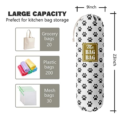 Grocery Bags Holder Organizer For Shopping Bags