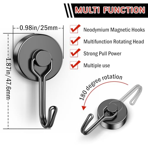 Strong Magnet Hooks (20 Count)