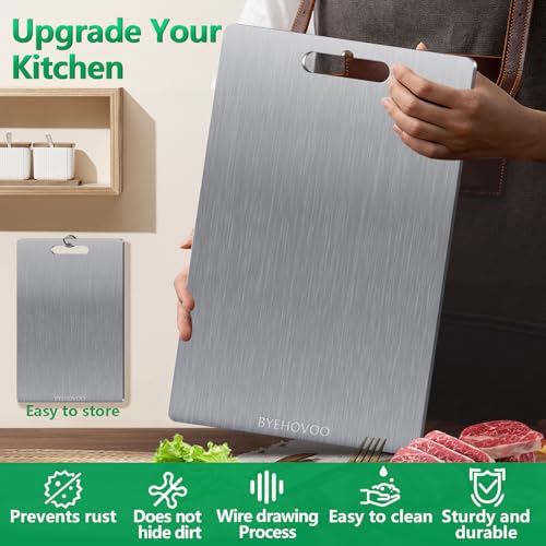 Titanium Cutting Board for Kitchen Set of 3