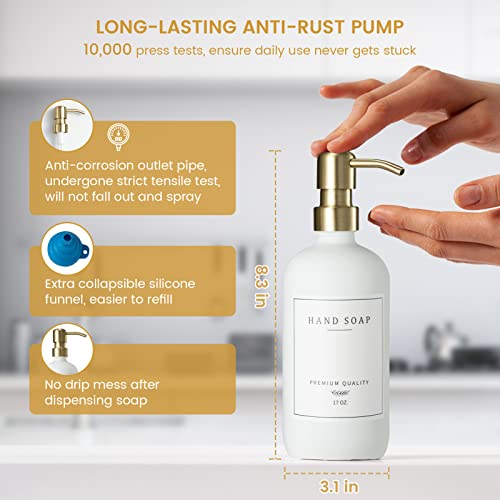 Glass Soap Dispenser for Kitchen