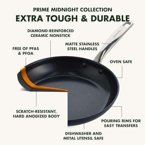 Chatham Prime Midnight Hard Anodized Healthy Ceramic Nonstick