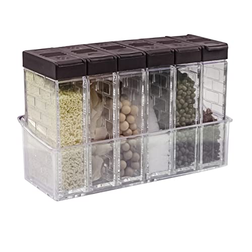 6Pcs Spice Shaker Jars (6 Count)
