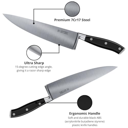 Yatoshi Black Chef Knife (12 Ounce)