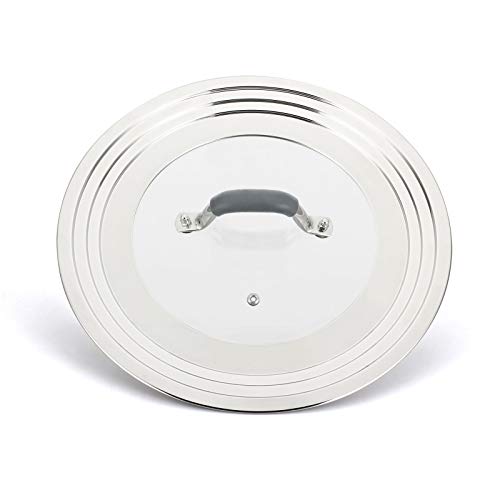 Universal Pans Pots Lid Cover Fit All 8.25 Inch to 12 Inch Pots