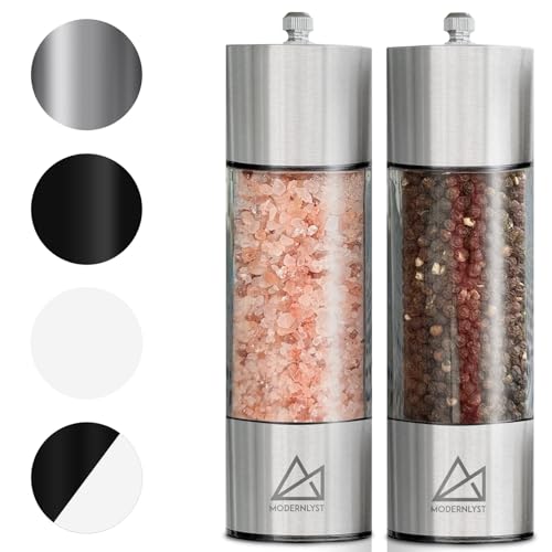 Salt and Pepper Grinder Set Manual 2 Pack (2 Count)