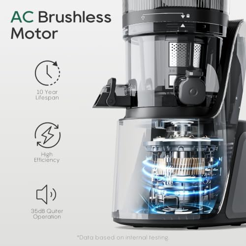 3-in-1 Cold Press Juicer C16, Makes Juice & Sorbet & Nut Milk