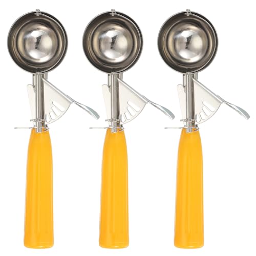 3 Pcs Cookie Scoops Ice Cream Scoop w