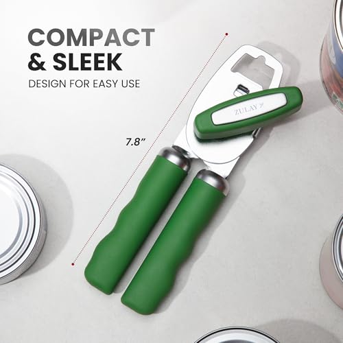 Heavy Duty Stainless Steel Can Opener Manual with Bottle Opener