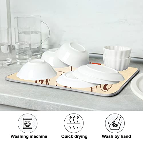 Super Absorbent Dish Drying Mat