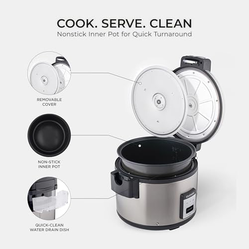 Commercial Rice Cooker and Warmer (30 Count)