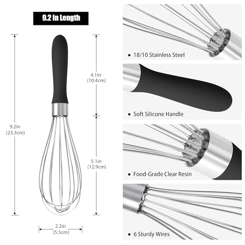 18 8 Stainless Steel Balloon Whisk for Cooking