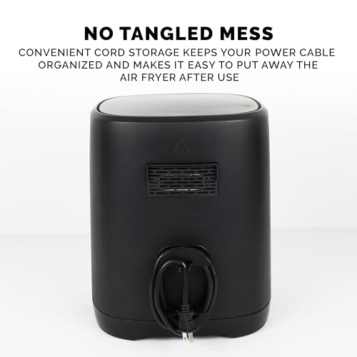 Air Fryer 7 Quart Capacity with Touchscreen Controls 10 Cooking Presets in 12 Food Categories with Large Illuminated View Window and Nonstick Basket & Trivet