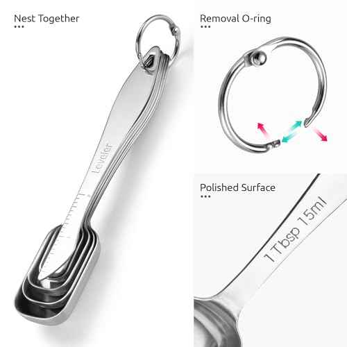 Narrow Square Measuring Spoons