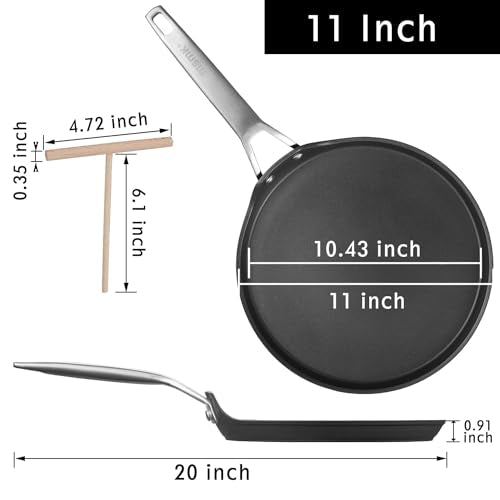 11 Inch Nonstick Crepe Pan with Spreader