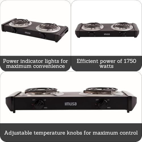 USA GAU 80306 Electric Double Burner 1750