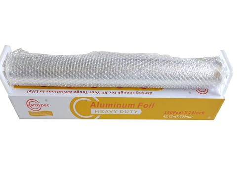24 inch extra wide Heavy Duty Aluminum Foil Roll (300 Sq Ft)