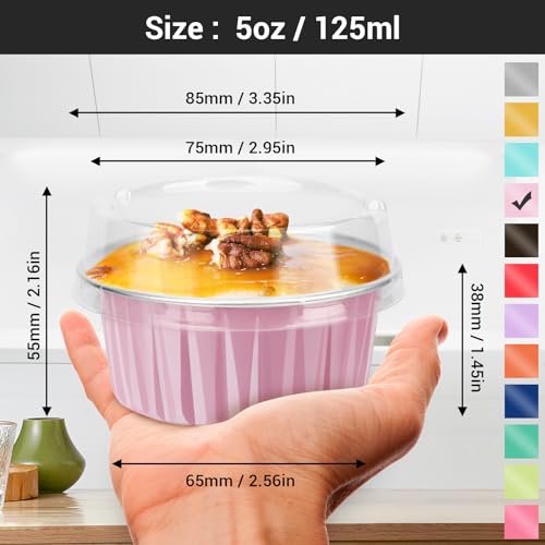Disposable Foil Ramekins with Lids (30 Count)