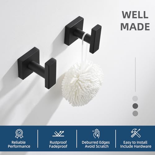 Bathroom Towel Hooks (2 Count)