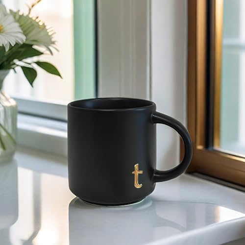 Black Ceramic Coffee Mug