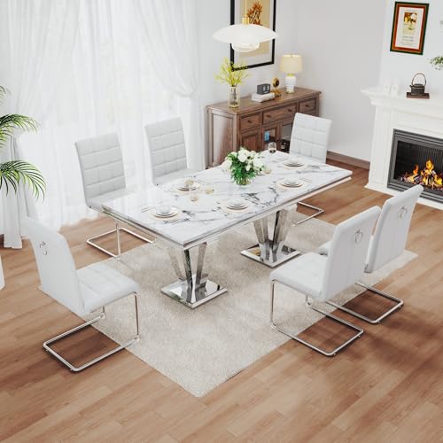 7 Piece Luxury Dining Room Set