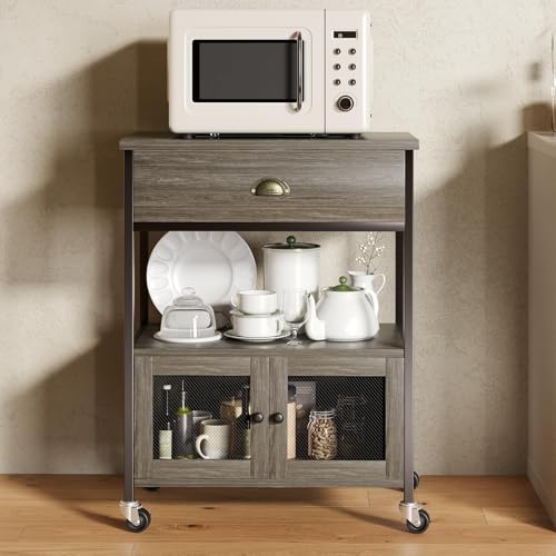 Coffee Bar Cart Cabinet