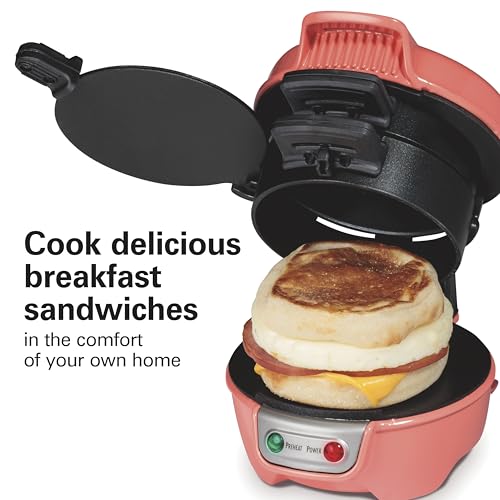 Breakfast Sandwich Maker with Egg Cooker Ring