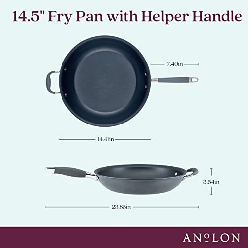 Advanced Home Hard Anodized Nonstick Frying Pan