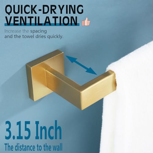 12 Inch Hand Towel Holder Bath Towel Bar Kitchen Dish Cloths Hanger Stainless Steel Wall Mount