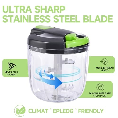Manual Food Processor Vegetable Chopper