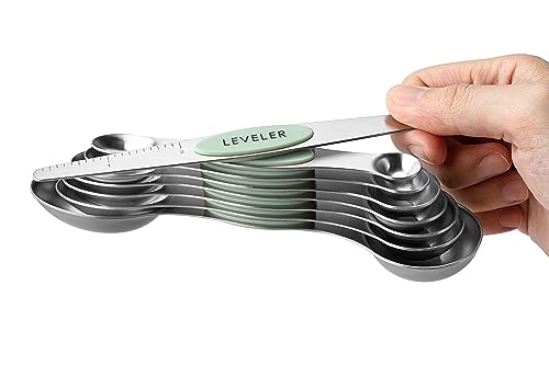 Stainless Steel Magnetic Measuring Spoons Set of 8 (8 Count)