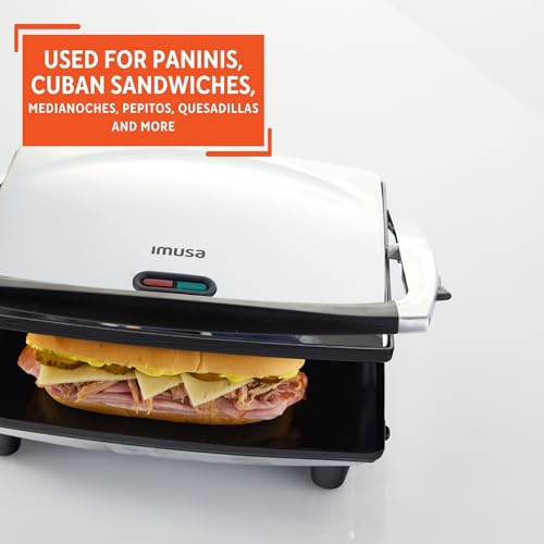 12 x 10 Inch Stainless Steel Electric Panini Press Ceramic