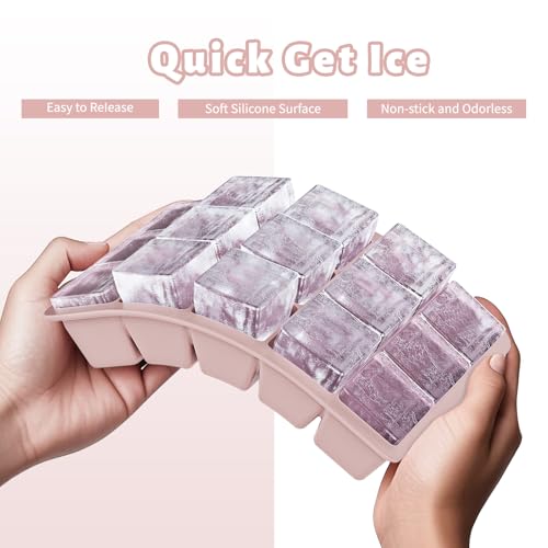 Silicone Ice Cube Tray 3 Pack (3 Count)