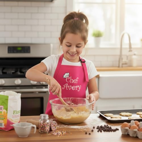 Personalized Kids Apron and Cookie Cutter Bundle