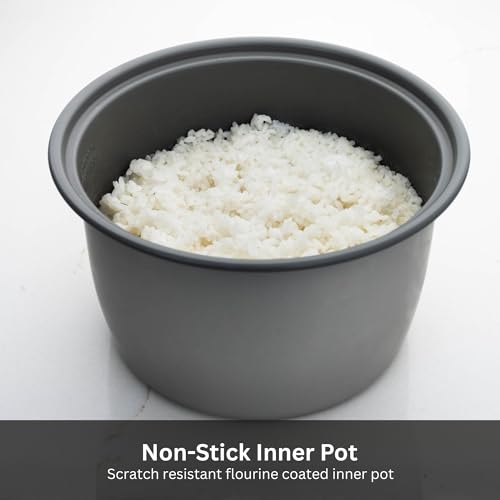 JNP-1500-LF 8 Cup Capacity White Rice Cooker with Non-Stick Inner Pot, Retractable Power Cord, and Keep Warm up to 12 hours (Flower)