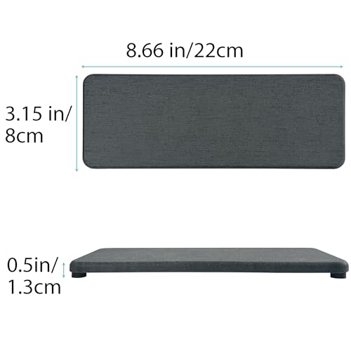 2Pcs Stone Soap Trays Water Absorbing Diatomite Coaster (2 Count)