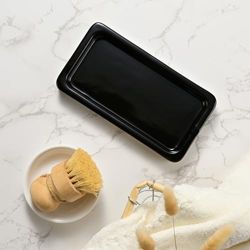 Glass Kitchen Soap Dispenser Set with Ceramic Tray (2 Count)