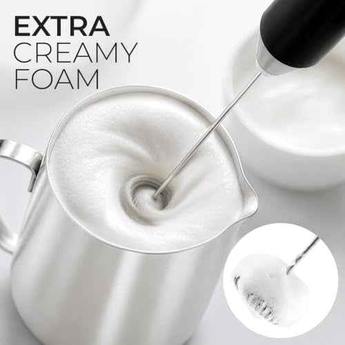 Milk Frother Handheld (2 batteries)