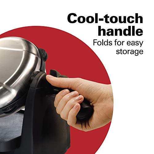 Flip Belgian Waffle Maker with Non