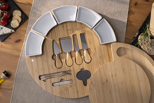 Charcuterie Cheese Board and Platter Set
