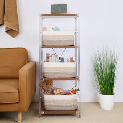 Large Storage Baskets for Organizing (4 Count)