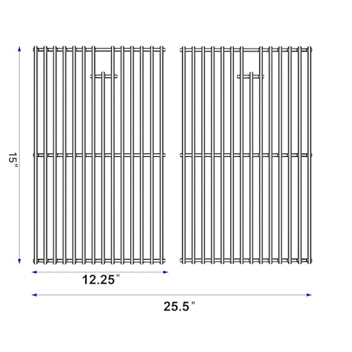 15 Inch Grill Cooking Grates Replacement for Broil